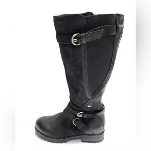 Miz Mooz Womens Prim Boot Black Leather US7 M EU37